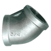 2" Sch. 40 Galvanized Iron Female NPT 45° Elbow  GI-105-M