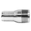2" Galvanized Steel Hose Barb - Male NPT Combination Nipple  GI-125-32M
