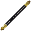 3/8 x 12" Black Rubber DOT SAE J1402 Air Brake Hose Assembly  HAB-6-12CLSC