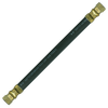 3/8 x 18" Black Rubber DOT SAE J1402 Air Brake Hose Assembly  HAB-6-18FS