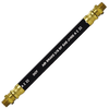 3/8 x 22" Black Rubber DOT SAE J1402 Air Brake Hose Assembly  HAB-6-22C-LSW