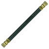 3/8 x 24" Black Rubber DOT SAE J1402 Air Brake Hose Assembly  HAB-6-24FS