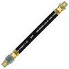 1/2 x 28" Black Arctic Rubber DOT SAE J1402 Air Brake Hose Assembly  HABA-8-28C