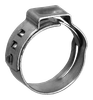 1.378 - 1.500" (34.9 - 38.1mm) Stainless Steel Stepless One Ear Pinch Clamp  HC10-25