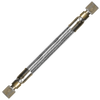 5/16 x 24" Female 45° SAE - PTFE Hose/Stainless Steel Cover Crimped Hose Assembly  HT6C24FS6FS6