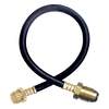 1/4 x 180" Male Primus - Male POL (CGA510) - Type I Nitrile Rubber Natural Gas Hose Assembly  I4C180MCPOL