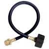 1/4 x 240" Male Primus - Female QCC1 - Type I Nitrile Rubber Natural Gas Hose Assembly  I4C240MCQCC