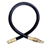 1/4 x 72" Male NPT - Male QD Nipple - Type I Nitrile Rubber Natural Gas Hose Assembly  I4C72MP4QDN