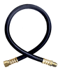 3/8 x 120" Female 45° SAE - Male 45° SAE - Type I Nitrile Rubber Natural Gas Hose Assembly  I6C120FS6MS6