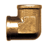 1/4" Lead Free Forged Brass Female NPT 90° Elbow  LF-100-B