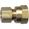 3/8 x 3/8" Lead Free Brass Compression - Female NPT  Connector  LF-66-6C
