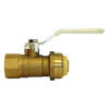 3/4" Brass Female NPT - CTS Push-To-Connect Bite-Force Ball Valve  LF-BVBF2126-14