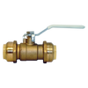 3/4" Brass CTS Push-To-Connect Bite-Force Ball Valve  LF-BVBF2129-14