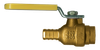 1/2" Lead Free Forged  Brass 400 PSI Male PEX Hose Barb - Female Sweat-On Ball Valve  LF-BVPEX2126SW-10