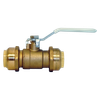 3/4" Lead Free Forged Brass 400 PSI Male PEX Hose Barb Ball Valve  LF-BVPEX2129-14