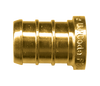 1" Lead Free Brass Pex Hose Barb Plug  LF-PEX-121HB-18