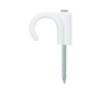 1/2" White Polypropylene CTS Nail Clips  NPCI20