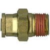 3/8 x 1/8" Brass DOT Push-To-Connect - Male NPT Connector  PC1468-6A