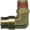 3/4 x 3/4" Brass DOT Push-To-Connect - Male NPT Swivel 90° Elbow  PC1469SW-12E