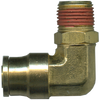 1/4 x 3/8" Brass DOT Push-To-Connect - Male NPT Swivel 90° Elbow  PC1469SW-4C