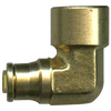 1/4 x 1/8" Brass DOT Push-To-Connect - Female NPT 90° Elbow  PC1470-4A