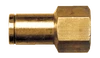 3/8 x 1/4" Brass Push-To-Connect - Female NPT Connector  PC66-6B