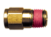 1/8 x 1/8" Brass Push-To-Connect - Male NPT Connector  PC68-2A