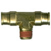3/8 x 3/8 x 1/4" Brass Push-To-Connect - Push-To-Connect - Male NPT Tee  PC72-6B