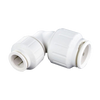 1 x 3/4" JG® White Polypropylene CTS Twist Lock 90° Reducing Elbow  PEI213628