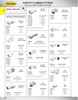1/2" JG® White Polypropylene CTS Twist Lock - Male Stem 90° Elbow  PEI222020