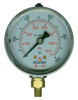 0-1000 PSI  - 4" Liquid Filled - Stainless Case - Brass Stem Mount - Pressure Gauge  PG-1000SG4