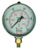 0-1500 PSI  - 4" Liquid Filled - Stainless Case - Brass Stem Mount - Pressure Gauge  PG-1500SG4