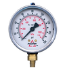 0-160 PSI  - 4" Liquid Filled - Stainless Case - Brass Stem Mount - Pressure Gauge  PG-160SG4