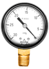 30-0 VAC  - 2" Dry - Stainless Case - Brass Stem Mount - Vacuum Gauge  PG-30SDV2