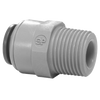 3/8 x 3/8" JG® Grey Acetal Push-To-Connect - Male NPT Connector  PI011223S