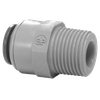 1/2 x 3/8" JG® Grey Acetal Push-To-Connect - Male NPT Connector  PI011623S