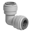 3/8 x 1/4" JG® Grey Acetal Male Stem - Push-To-Connect 90° Elbow  PI221208S