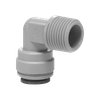 3/8 x 3/8" JG® Grey Acetal Push-To-Connect - Male NPT 90° Elbow  PI481223S