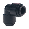 6mm JG® Black Acetal Push-To-Connect 90° Elbow  PM0306E