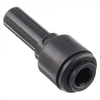15 x 12mm JG® Black Acetal Male Stem - Push-To-Connect Reducer  PM061512E