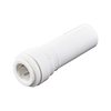 1/4 x 1/8" JG® White Polypropylene Male Stem Adapter - Hose Barb Connector  PP050821W