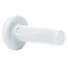 3/8" JG® White Polypropylene Male Stem Sealing Plug  PP0812W