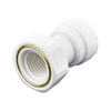 1/4 x 1/8" JG® White Polypropylene Push-To-Connect - Female NPT Connector  PP450821W
