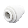1/4" JG® White Polypropylene Push-To-Connect Sealing End Cap  PP4608W