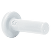 5/16" JG® White Polypropylene Male Stem Sealing Plug  PPM0808W