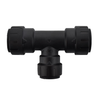 3/4 x 1/2 x 1/2" JG® Black Polysulfone CTS Twist Lock Reducing Tee  PSEI3028BE