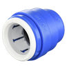 1/2" JG® Blue Polysulfone CTS Twist Lock Sealing End Cap  PSEI4620B