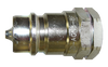 1/4 x 1/4" Steel Pioneer Agricultural Hydraulic Q/D Nipple - Female NPT  QD-AGN4-4F