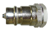 3/8 x 3/8" Steel Pioneer Agricultural Hydraulic Q/D Nipple - Female NPT  QD-AGN6-6F