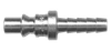 1/4 x 1/4" Steel Aro 210 Pneumatic Q/D Nipple - Hose Barb  QD-ARON4-4H